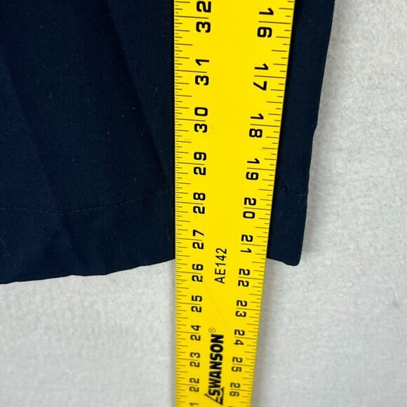 GAP Pants Women's Size 8 True Indigo Wide Leg Cropped Belted Tie Front Flowy - Picture 13 of 14